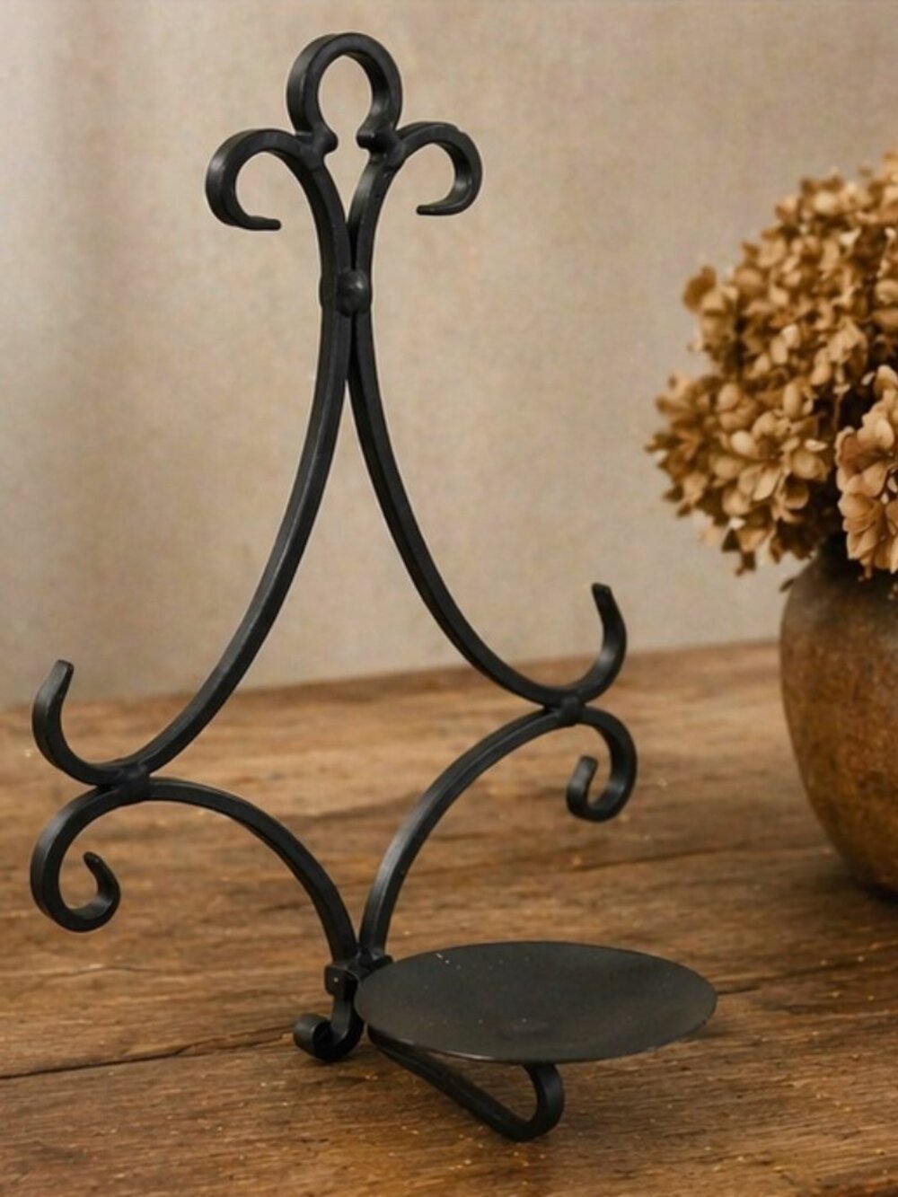 Vintage Home Interiors & Gifts #8811 Wrought Iron Wall Sconce - Picture 2 of 9